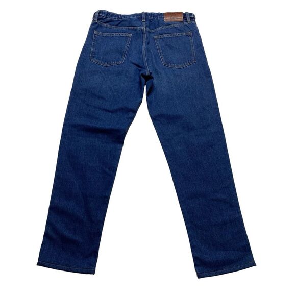 Land’s End Square Rigger Jeans Traditional Fit Blue Sz 33 - Picture 2 of 15